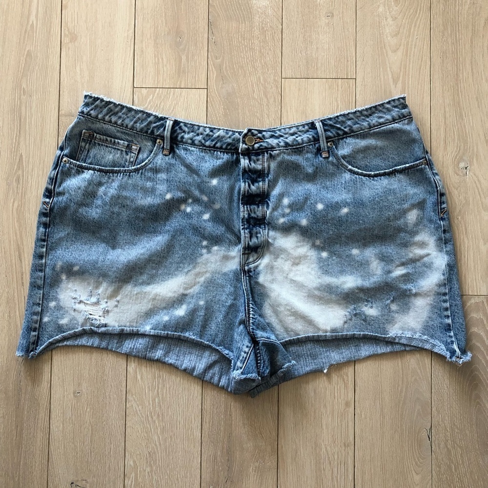 Good American Bombshell Shorts Acid Size 20